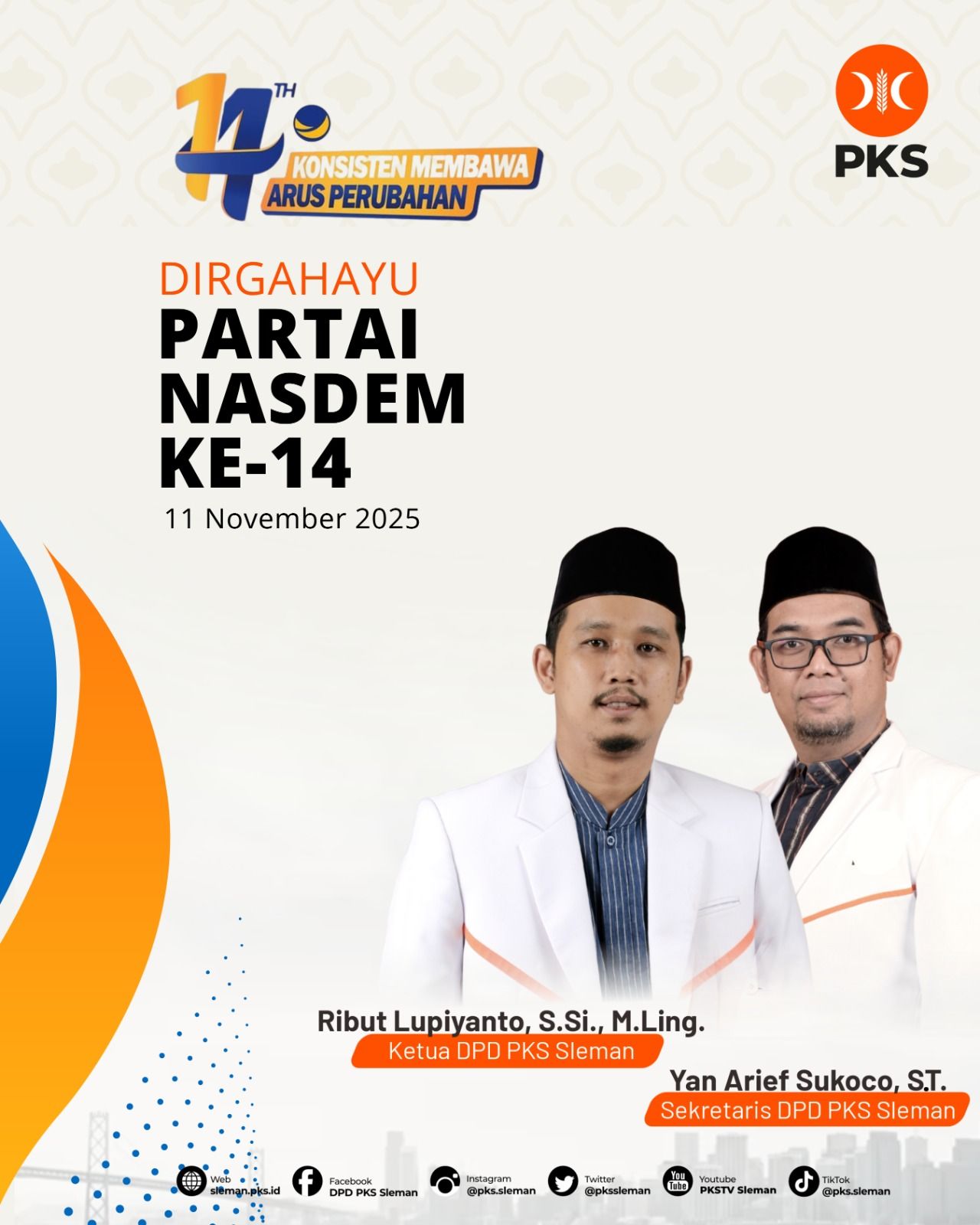 Dirgahayu Partai Nasdem ke-14